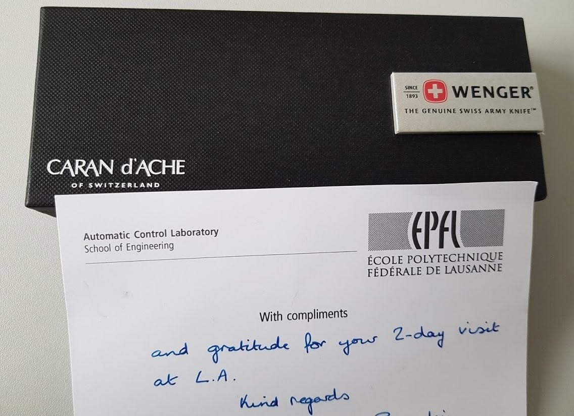 Seminar in EPFL Lausanne, Automatic Control Laboratory
