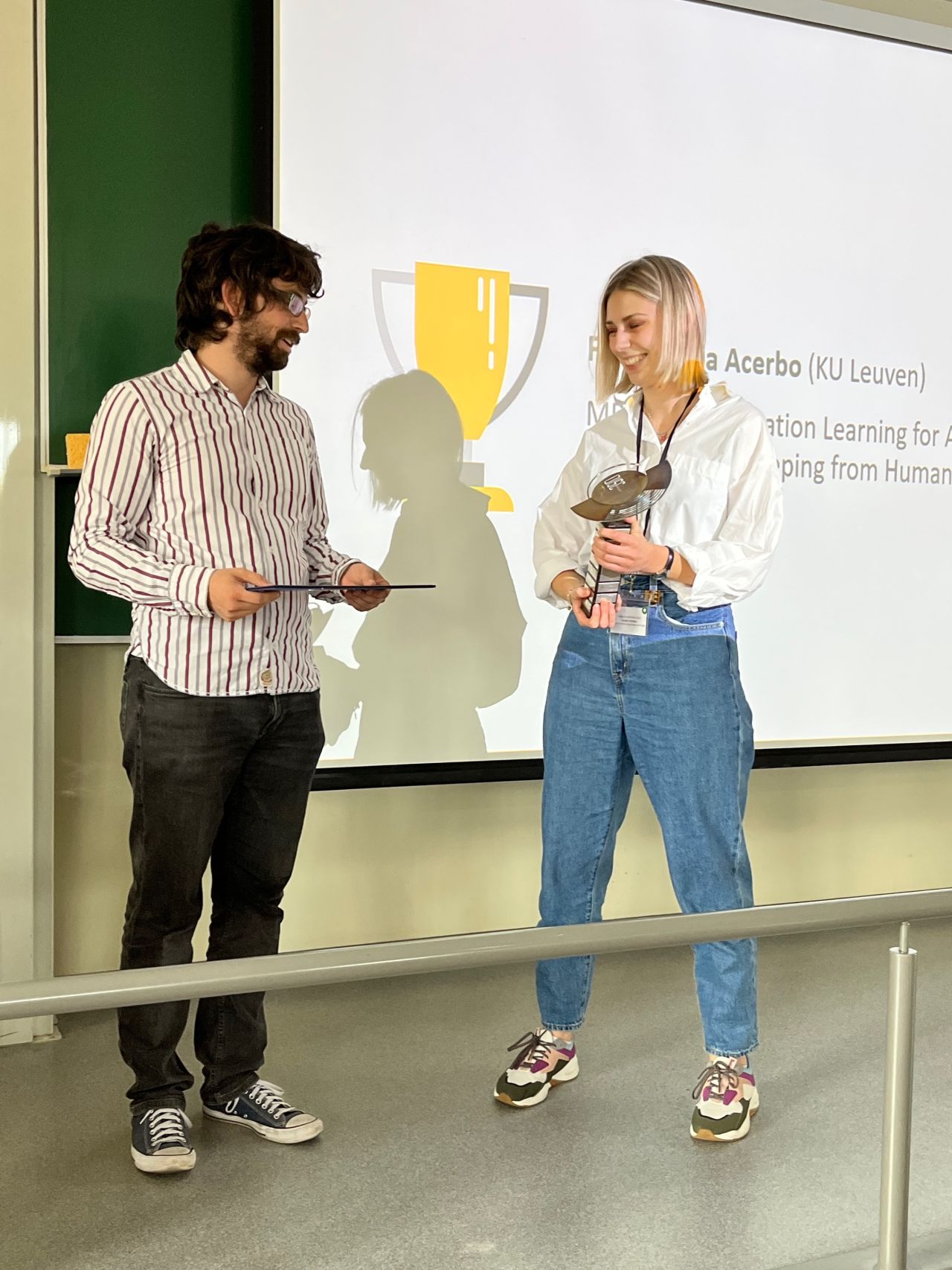 Best Junior Presentation Award at 41st Benelux Meeting on Systems and Controls